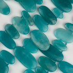 Amazonite Marquise Gemstone Beads - AA Quality (Mixed Size) - Side drilled