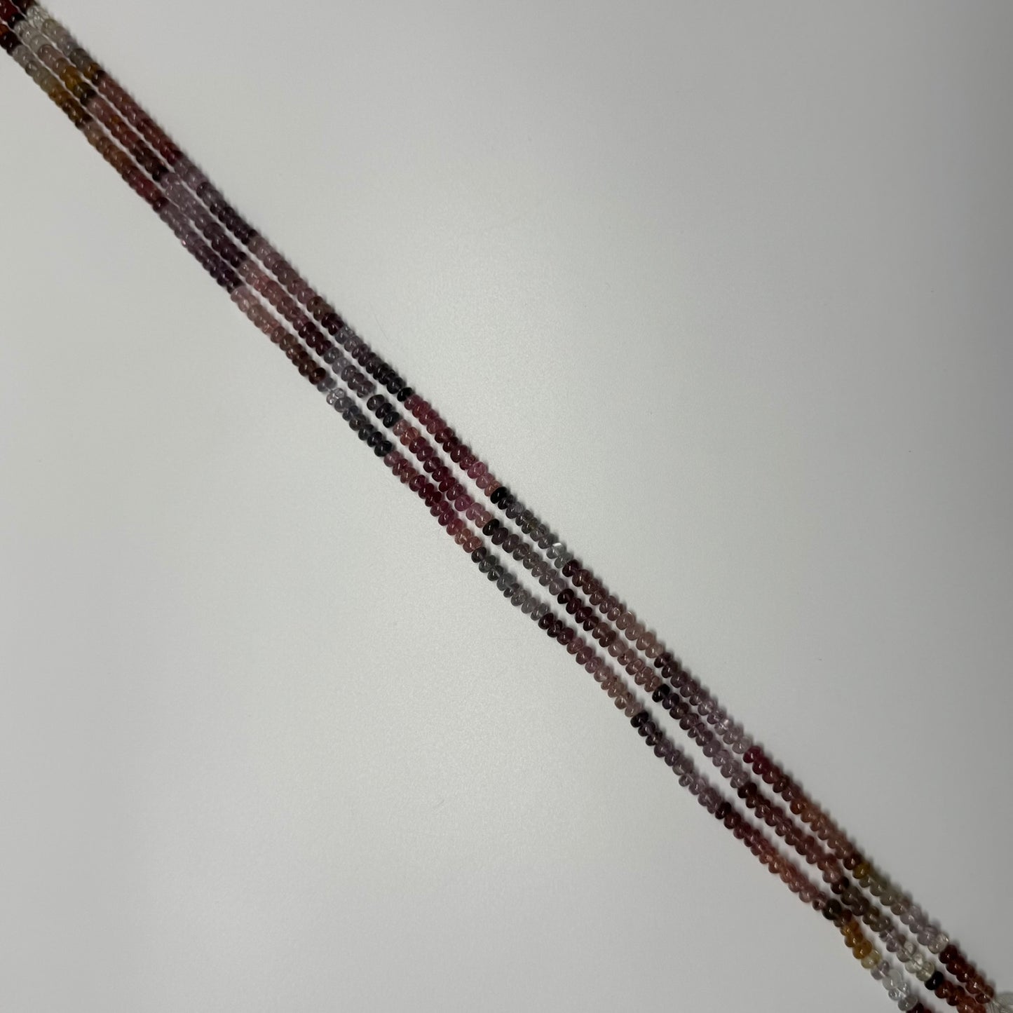 Multicolor Spinel Polished Rondelle Shape Gemstone Beads