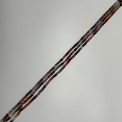 Multicolor Spinel Polished Rondelle Shape Gemstone Beads