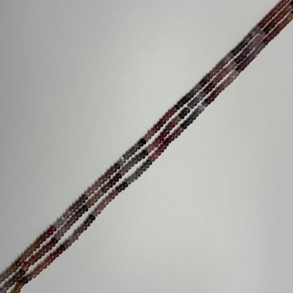 Multicolor Spinel Polished Rondelle Shape Gemstone Beads