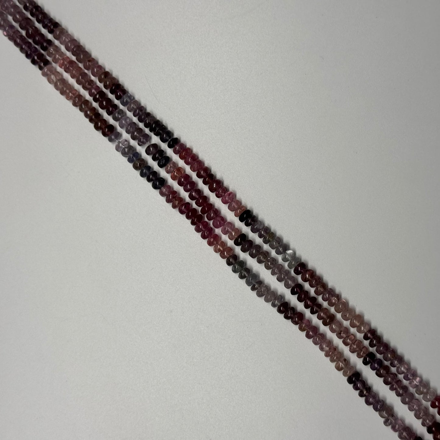 Multicolor Spinel Polished Rondelle Shape Gemstone Beads