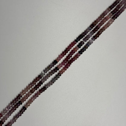 Multicolor Spinel Polished Rondelle Shape Gemstone Beads