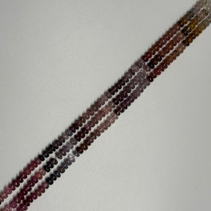 Multicolor Spinel Polished Rondelle Shape Gemstone Beads