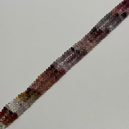 Multicolor Spinel Polished Rondelle Shape Gemstone Beads