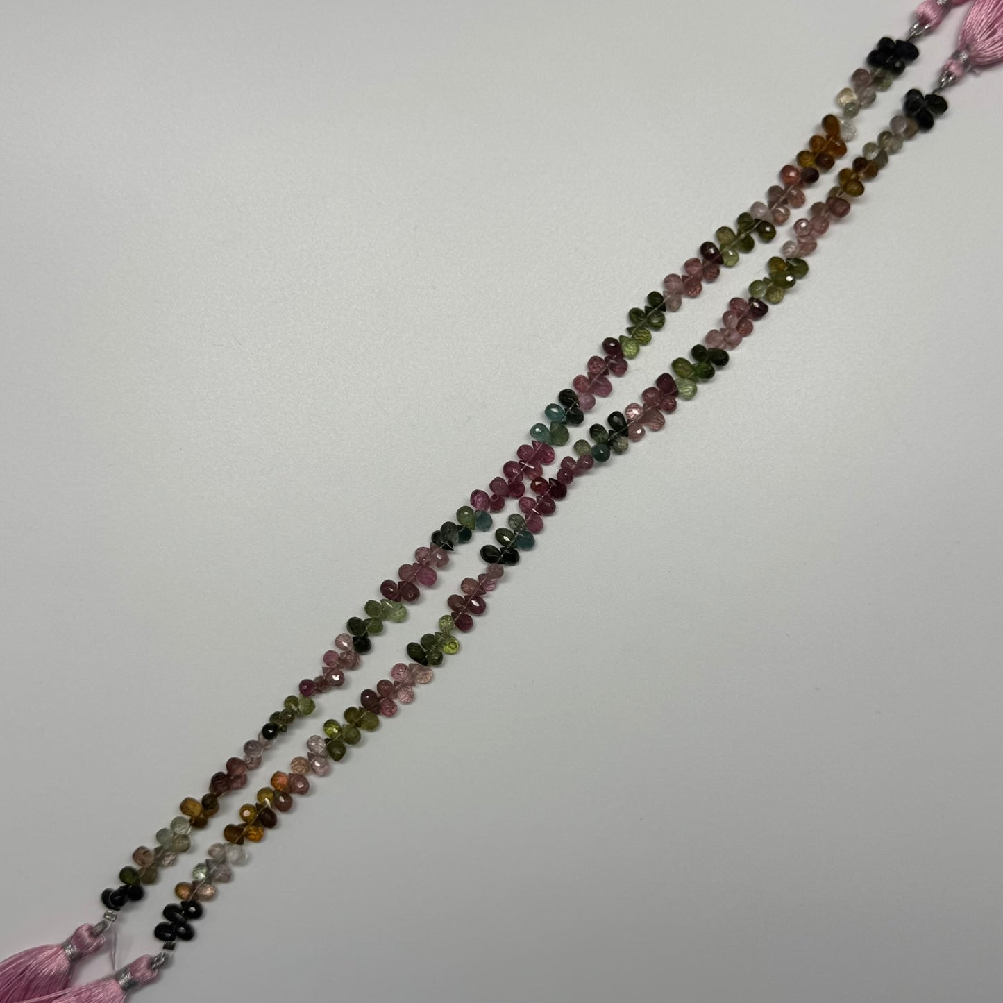 Multicolor Tourmaline Polished Briolette Shape Gemstone Beads