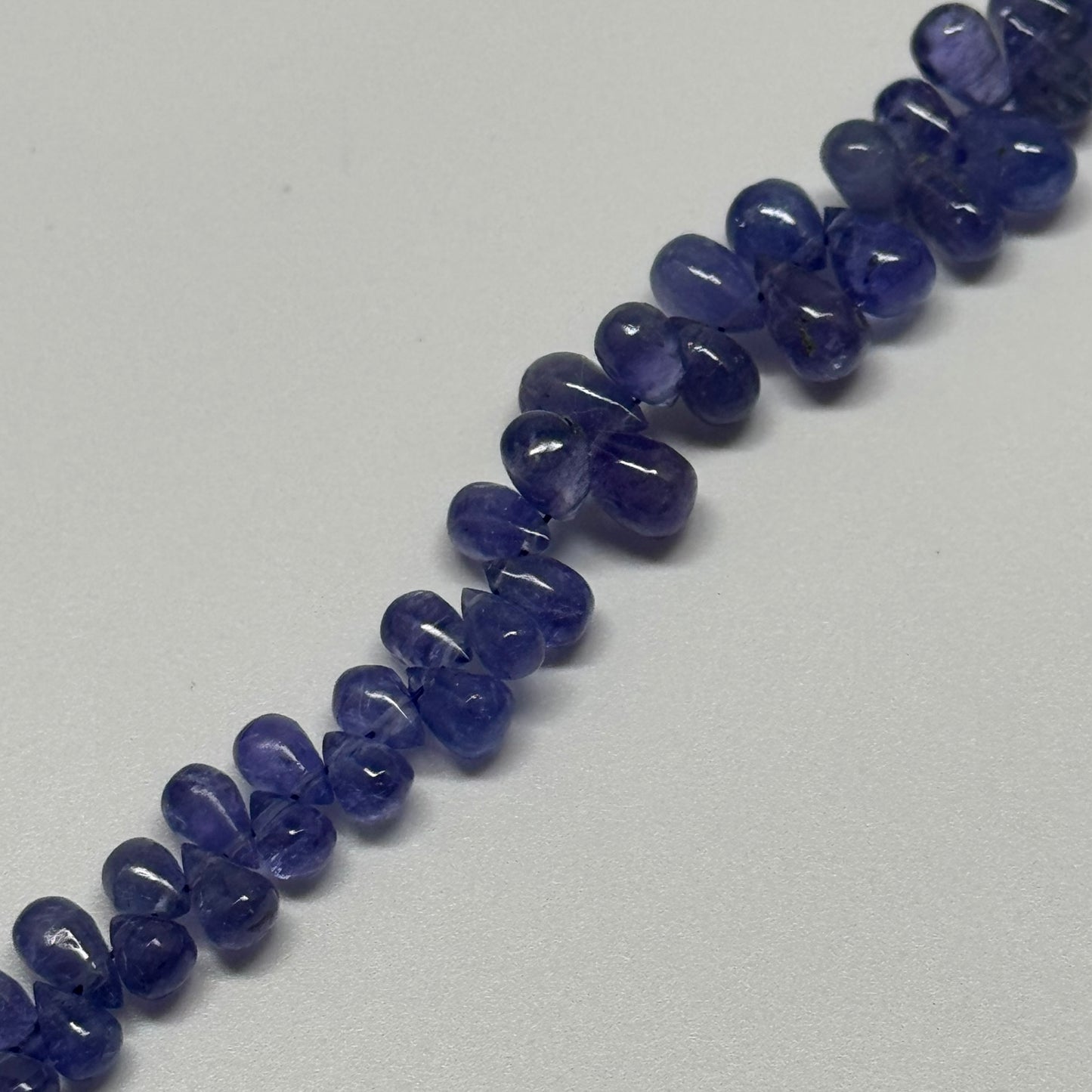Tanzanite Pear Shape Polished Gemstone Beads