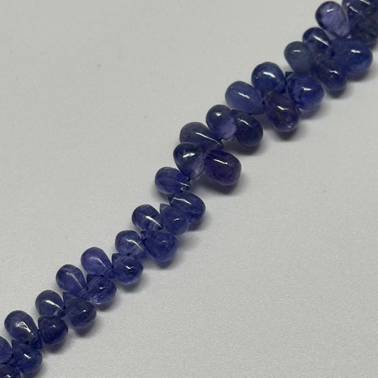 Tanzanite Pear Shape Polished Gemstone Beads