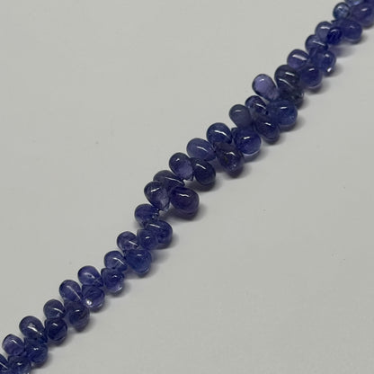 Tanzanite Pear Shape Polished Gemstone Beads