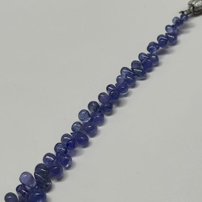 Tanzanite Pear Shape Polished Gemstone Beads