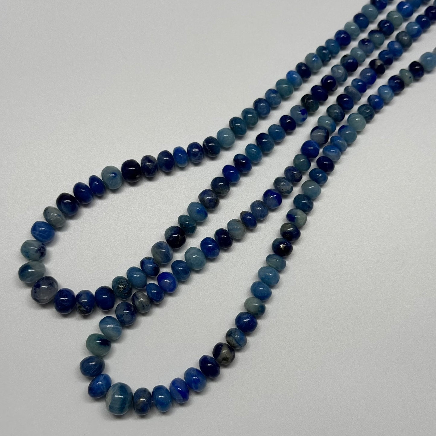 Afghanite Polished Rondelle Gemstone Beads (AA Quality)