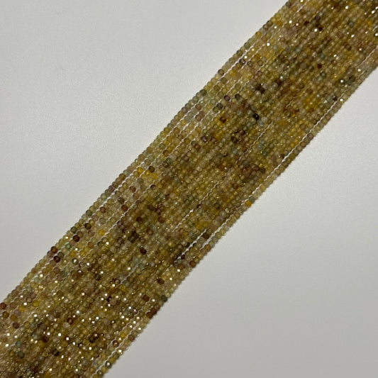 Zircon Faceted Rondelle Gemstone Beads (AA Quality)