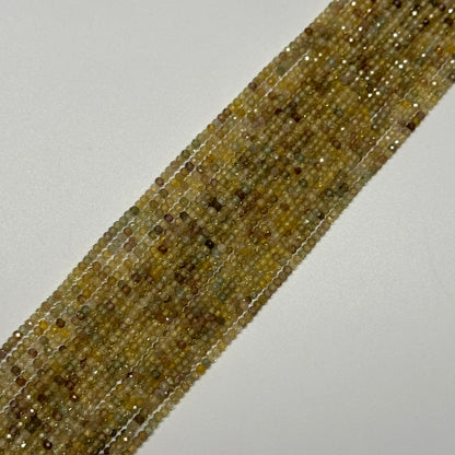 Zircon Faceted Rondelle Gemstone Beads (AA Quality)