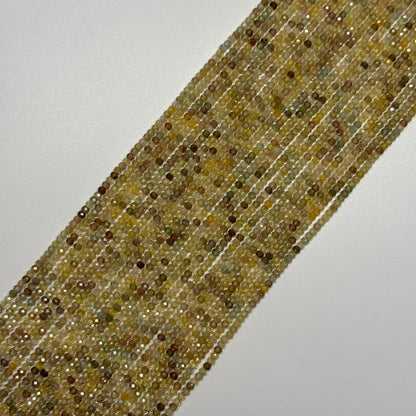 Zircon Faceted Rondelle Gemstone Beads (AA Quality)