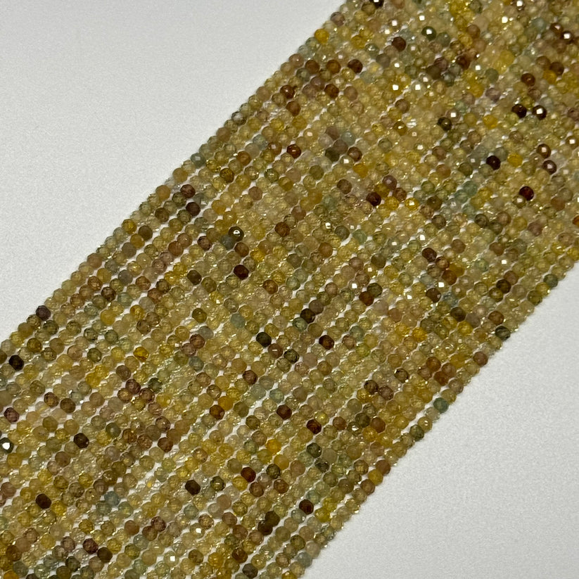 Faceted Rondelle Beads: Crystal & Gemstone Rondelle Beads for Jewelry Making, Beaded Necklaces, and More
