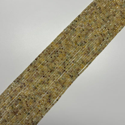 Zircon Faceted Rondelle Gemstone Beads (AA Quality)