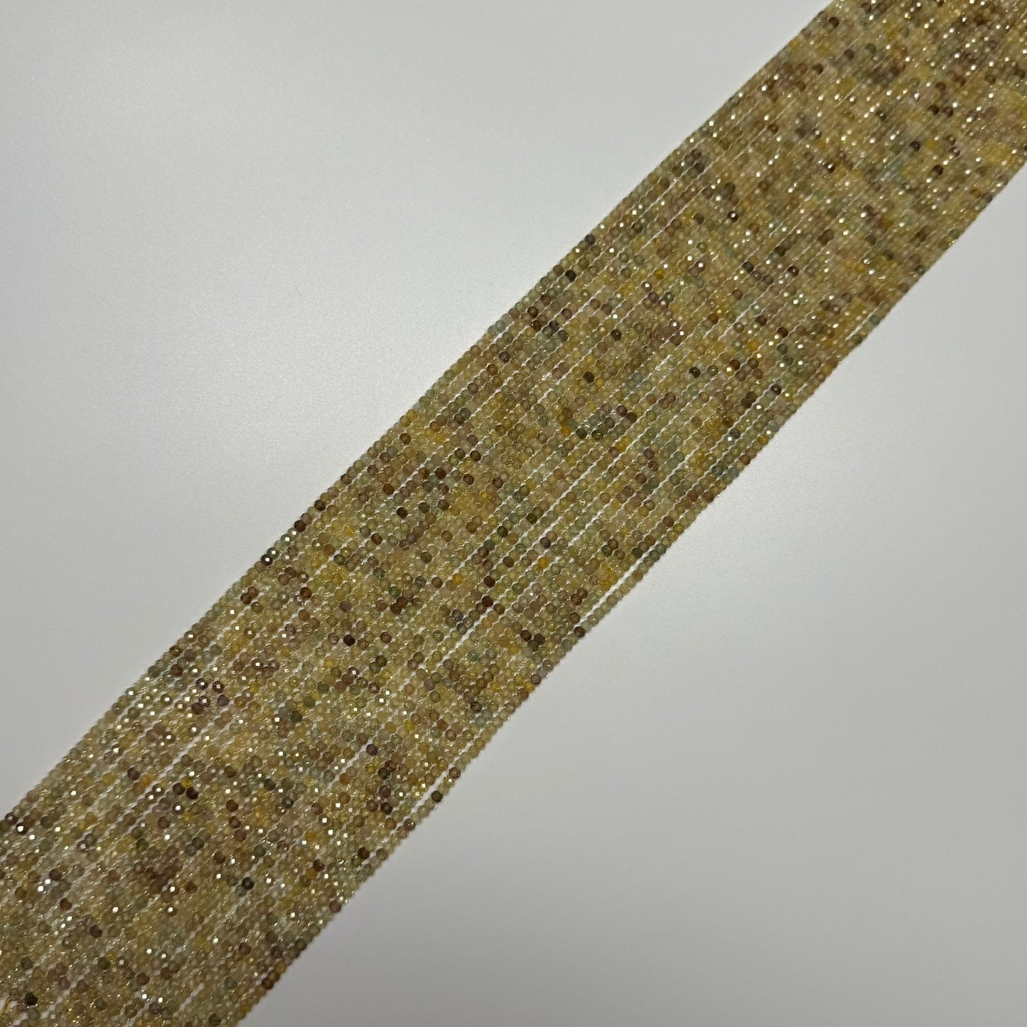 Zircon Faceted Rondelle Gemstone Beads (AA Quality)