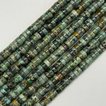 Turquoise Heishi Beads – Natural Gemstone