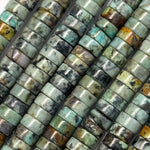 Turquoise Heishi Beads – Natural Gemstone