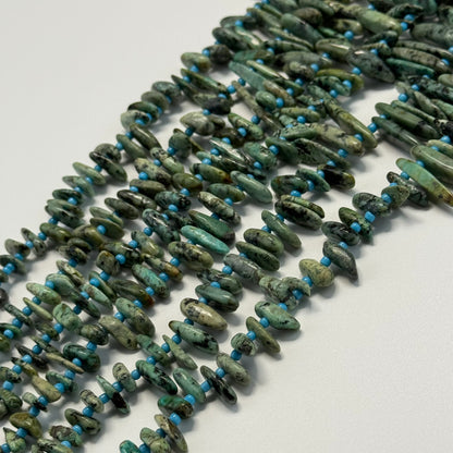 Turquoise Blade Shape Beads – Natural Gemstone