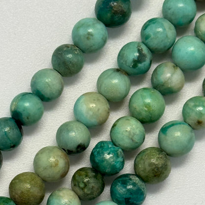 TurquoisePolished Round Beads – Natural Stone Beads