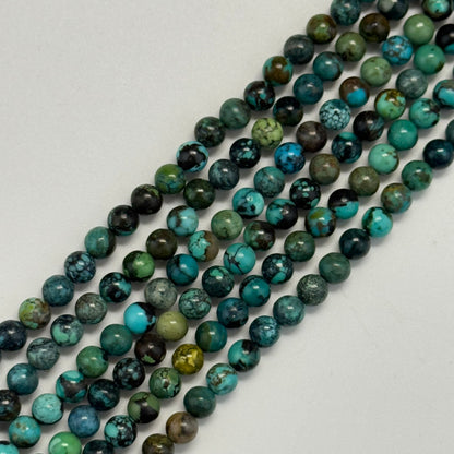 Turquoise Polished Round Beads – Natural Stone Beads