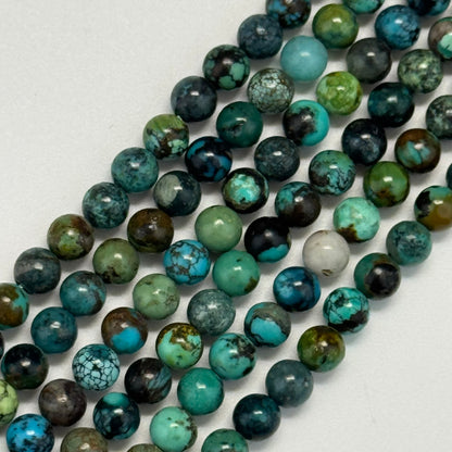 Turquoise Polished Round Beads – Natural Stone Beads