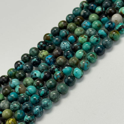 Turquoise Polished Round Beads – Natural Stone Beads