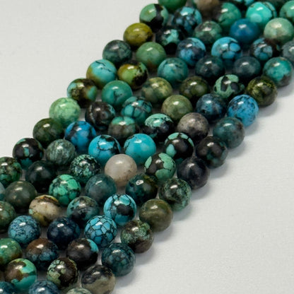 Turquoise Polished Round Beads – Natural Stone Beads