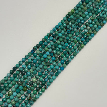 Turquoise Polished Round Beads – Natural Gemstone