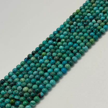 Turquoise Polished Round Beads – Natural Gemstone