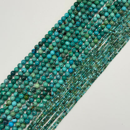 Turquoise Polished Round Beads – Natural Gemstone