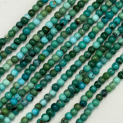 Turquoise Polished Round Beads – Natural Gemstone
