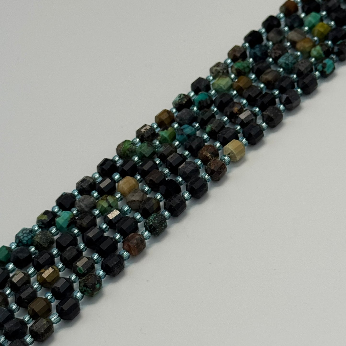 Turquoise Beads – Dodecahedron Shape