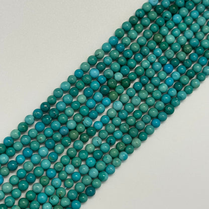 Turquoise Polished Round Beads – Natural Gemstone