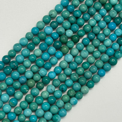Turquoise Polished Round Beads – Natural Gemstone