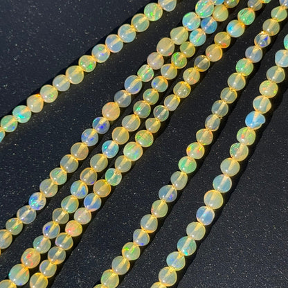 Ethiopian Opal Polished Round Gemstone Beads