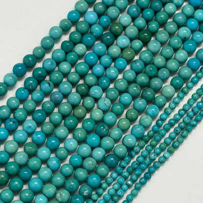 Turquoise Polished Round Beads – Natural Gemstone