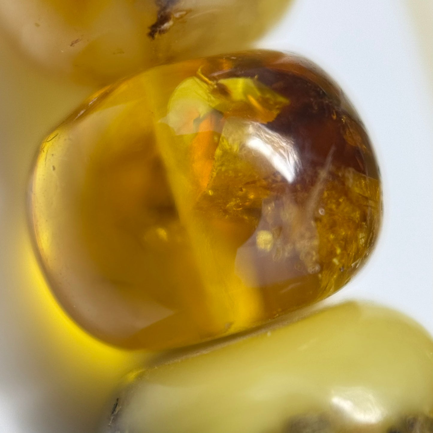 Amber Polished Round Beads (AA Quality)