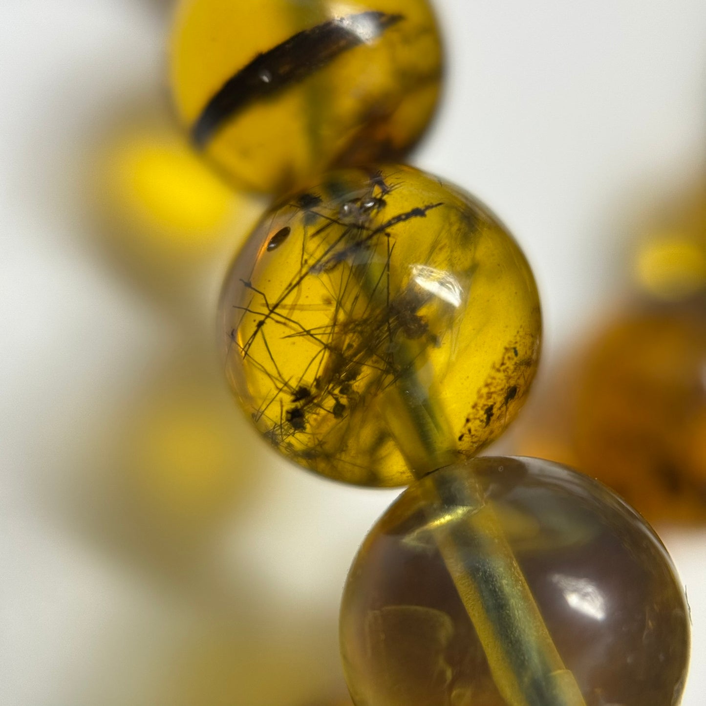 Amber Polished Round Beads (AAA Quality)