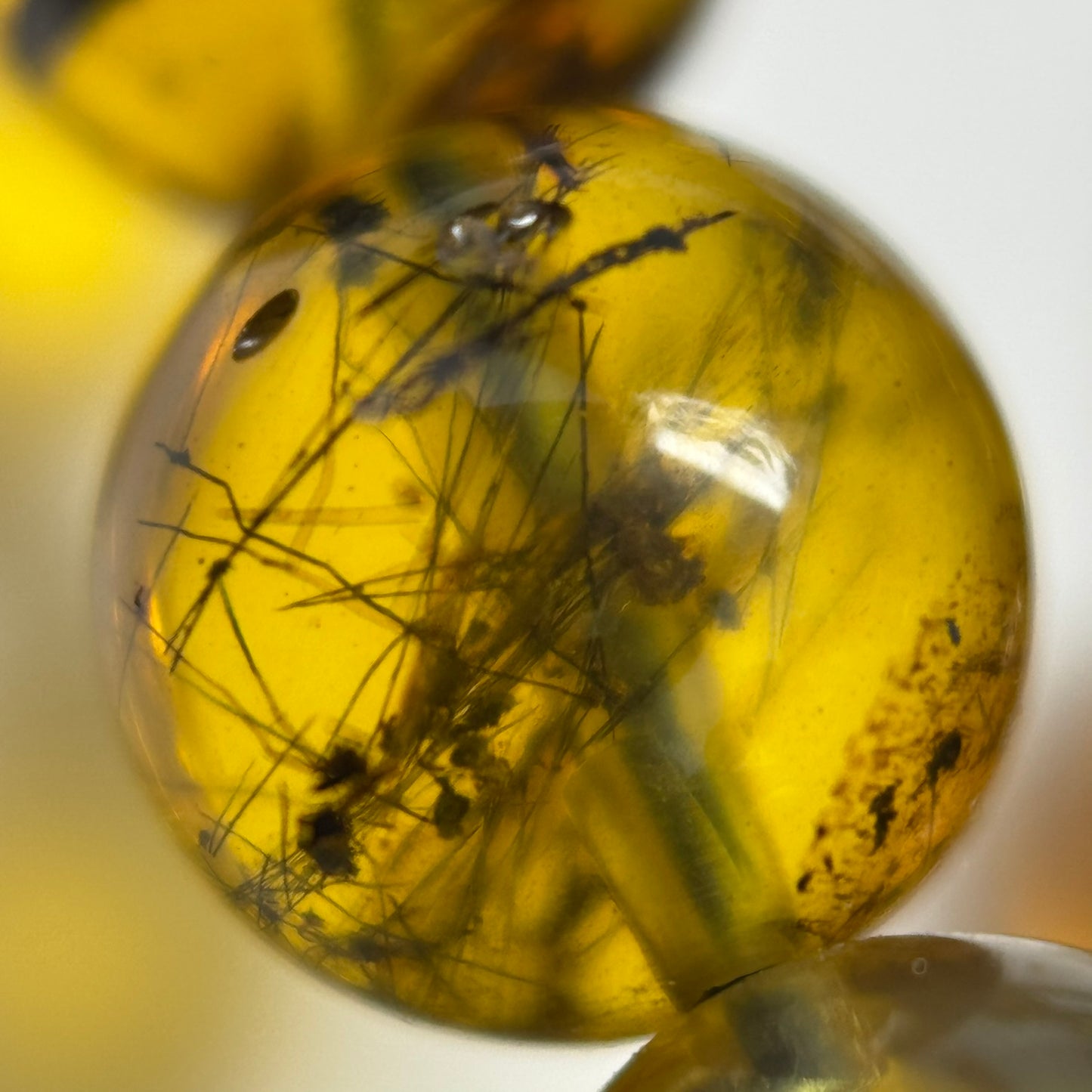 Amber Polished Round Beads (AAA Quality)