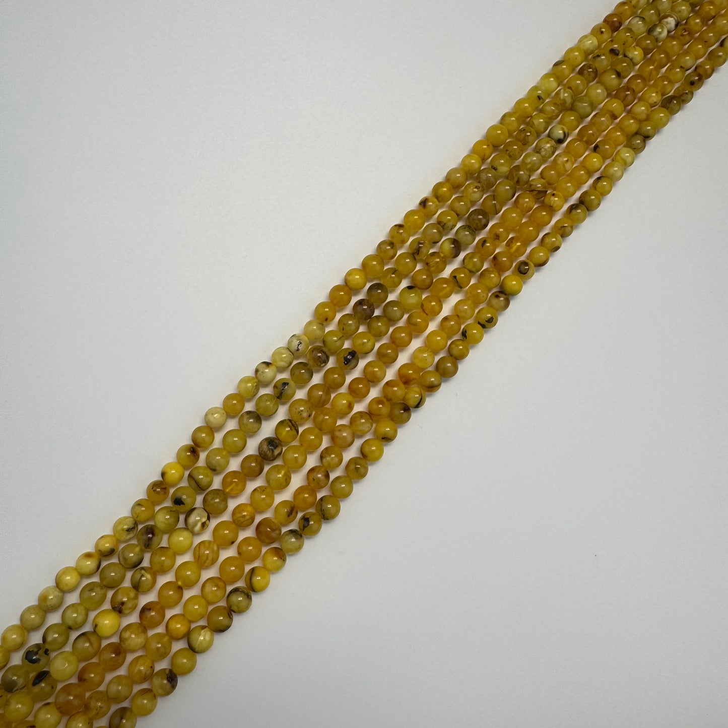 Amber Polished Round Beads (AA Quality)
