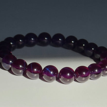 Synthetic Color Change Star Sapphire Round Shaped Bracelet – Natural Gemstone Jewelry - (AAAA Quality)