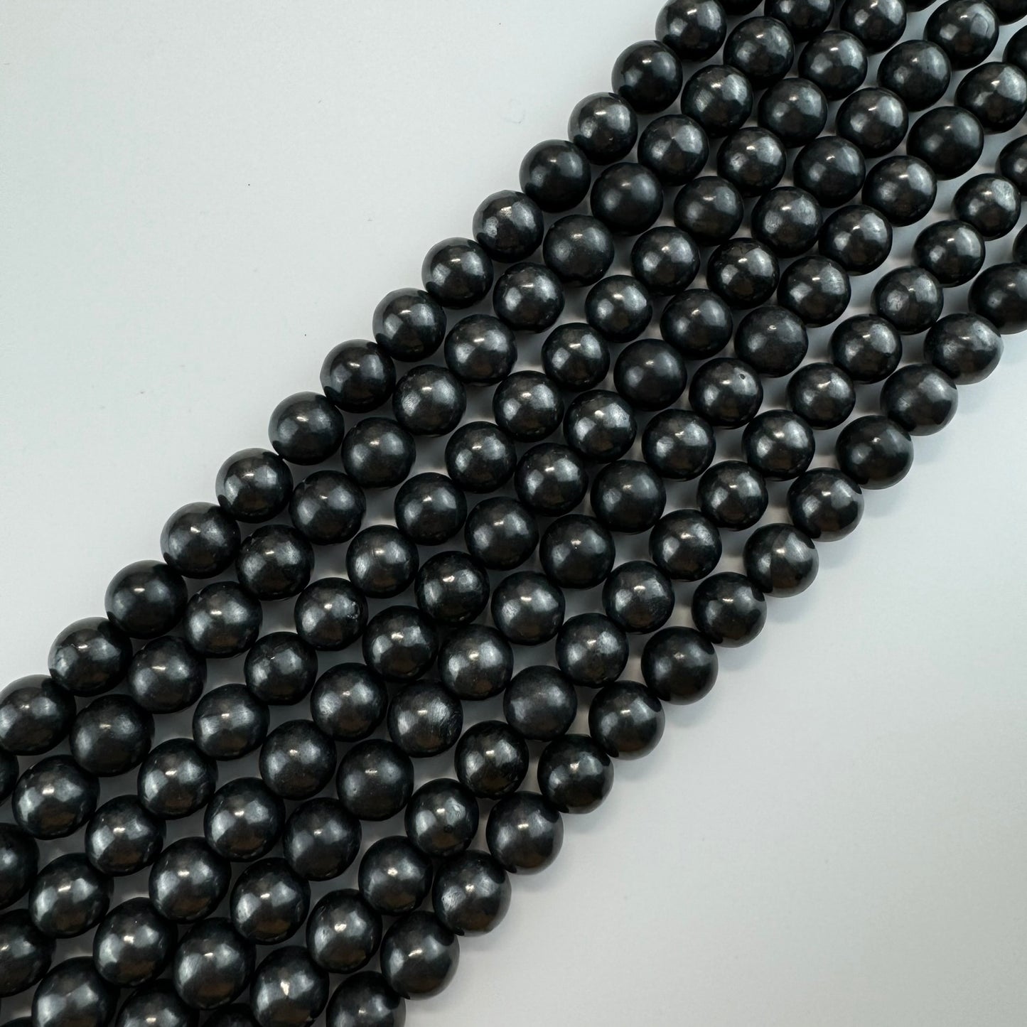 Shungite Beads - Elite Shungite Beads - Polished Round Beads