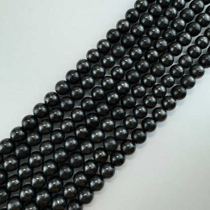 Shungite Beads - Elite Shungite Beads - Polished Round Beads