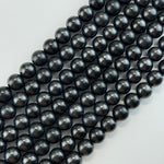 Shungite Beads - Elite Shungite Beads - Polished Round Beads