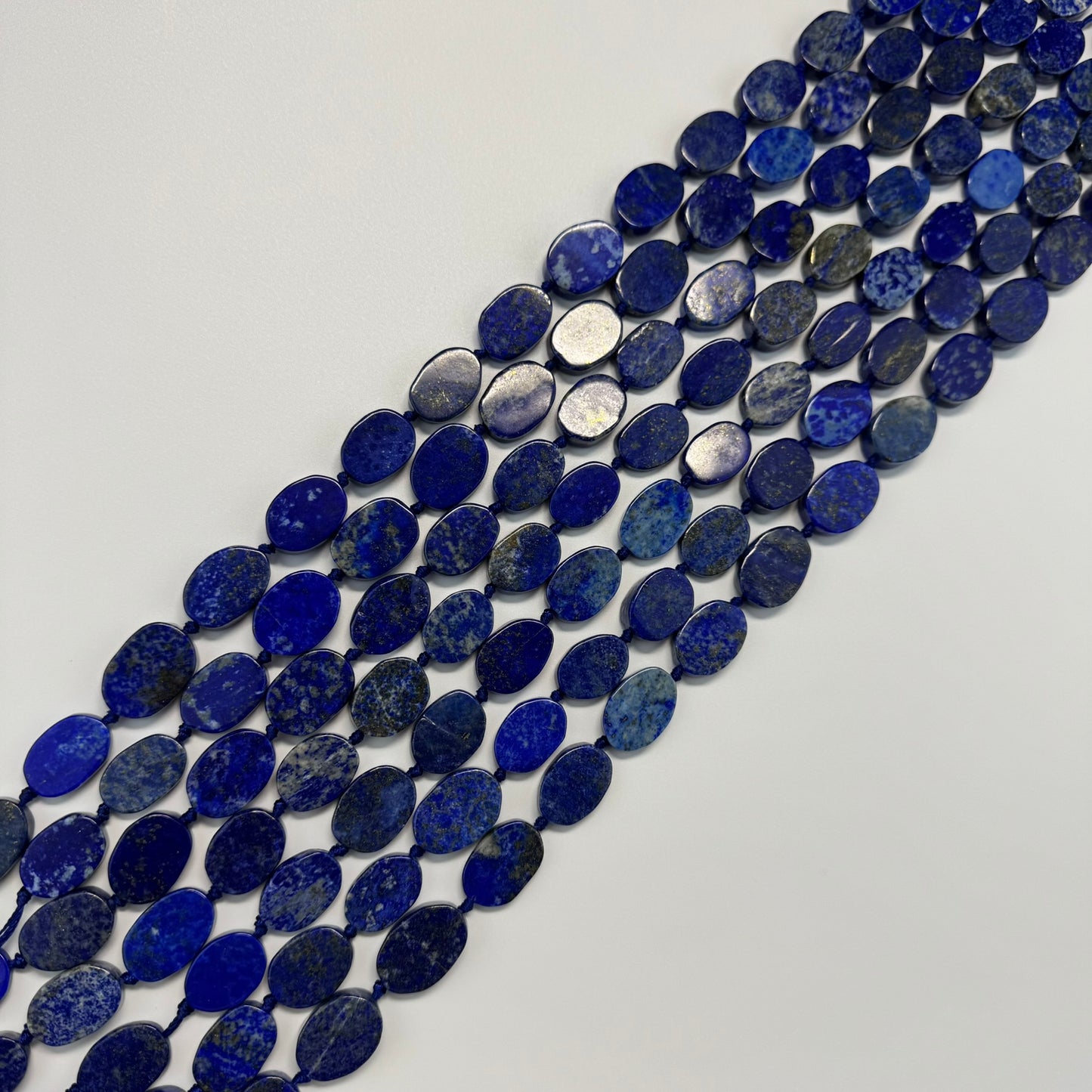 Lapis Lazuli Oval Natural Navy Blue Gemstone (A Quality)