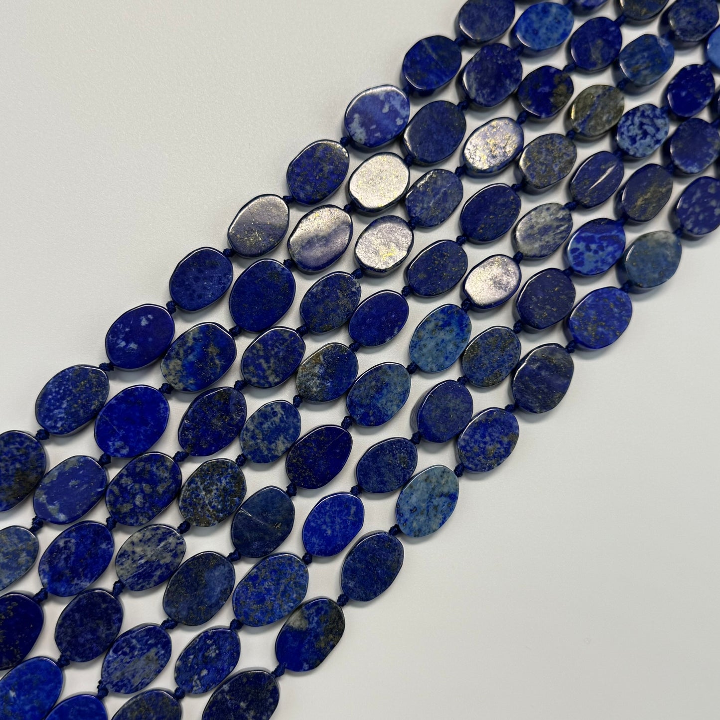 Lapis Lazuli Oval Natural Navy Blue Gemstone (A Quality)