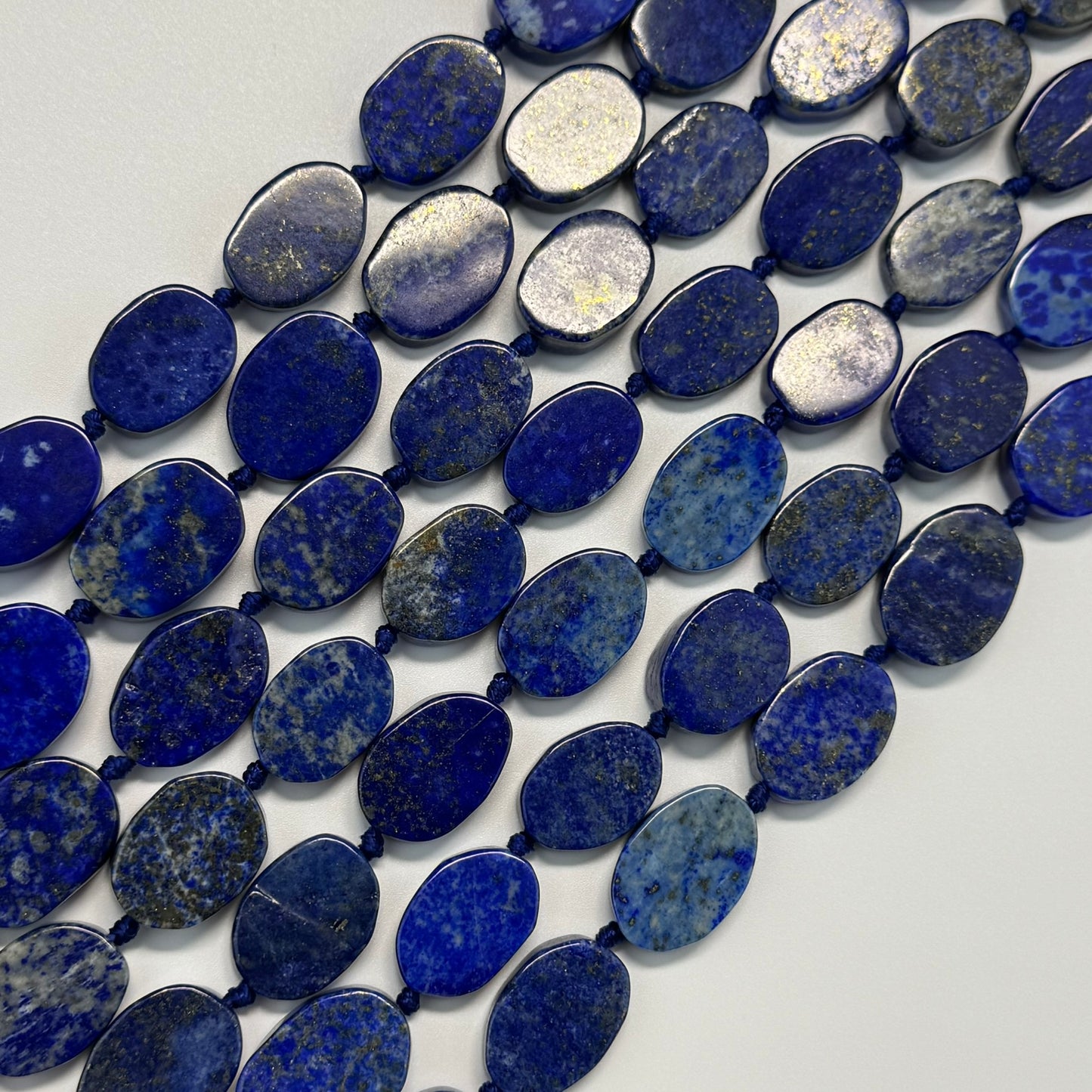 Lapis Lazuli Oval Natural Navy Blue Gemstone (A Quality)