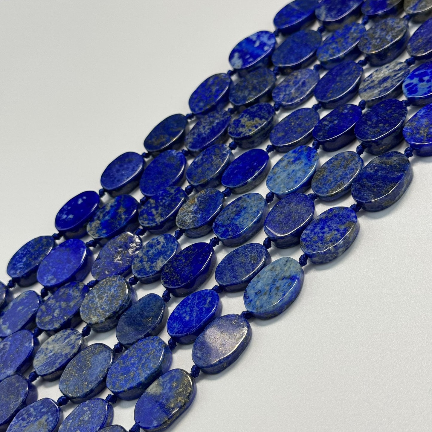 Lapis Lazuli Oval Natural Navy Blue Gemstone (A Quality)