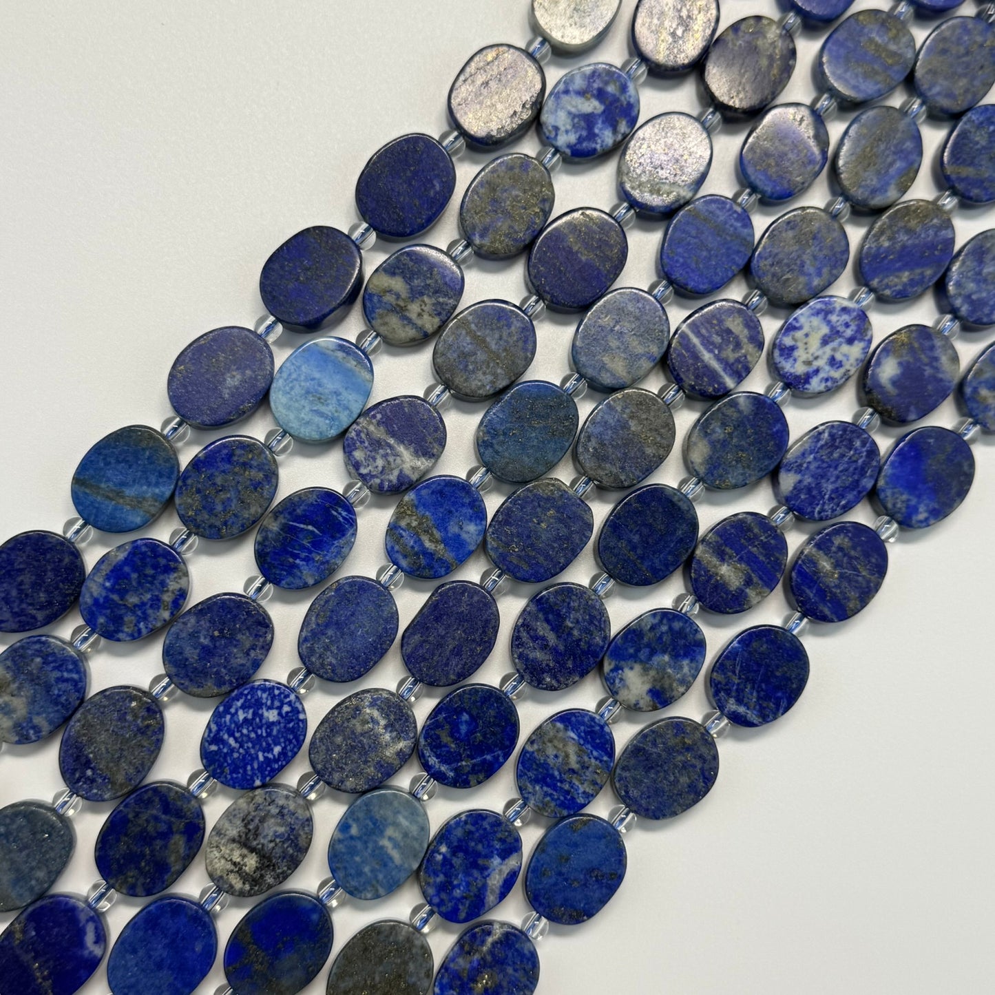 Lapis Lazuli Oval Natural Navy Blue Gemstone (A Quality)